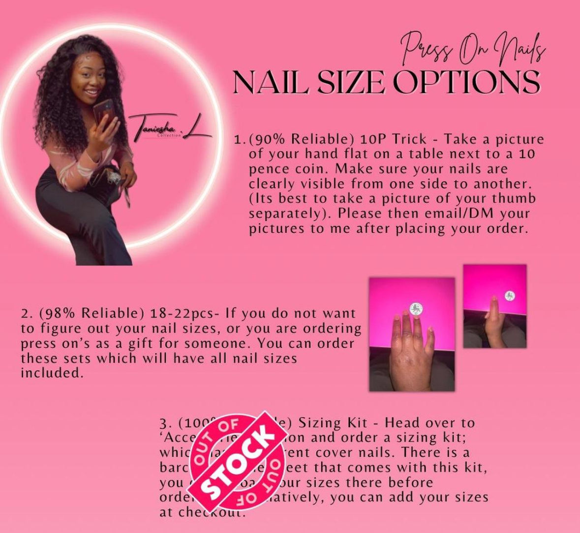 Sunset (XS-M) - press on nails - set of 10