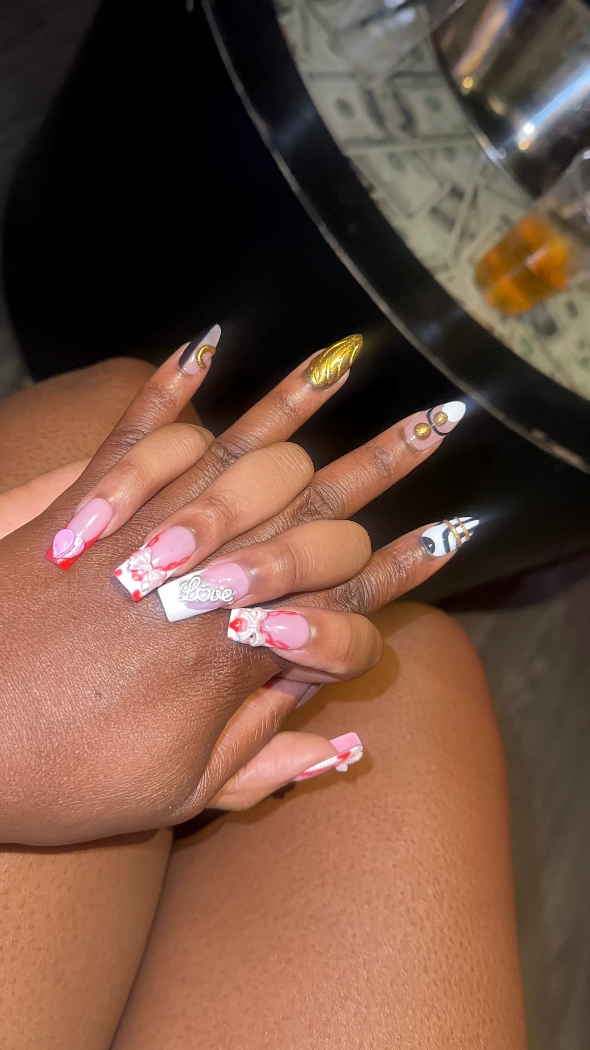 Goddess (XS-M) - press on nails - set of 10