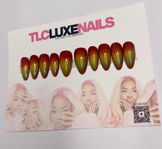 Roots - (XS-M) - press on nails - set of 10